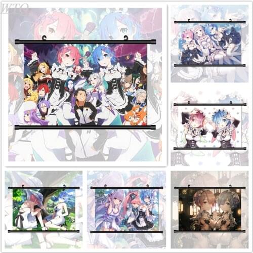 Re Zero Kara Hajimeru Isekai Anime HD Print Anime Posters Wall Poster Canvas Painting Wall Art Picture Room Decor Home Decor