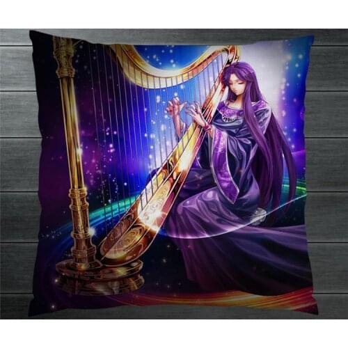 Saint Seiya The lost canvas Alone Hades Pandora Fanart Two Sides Pillowcase Pillow Case Cover Cosplay Gift BED/SOFA/CAR Decor