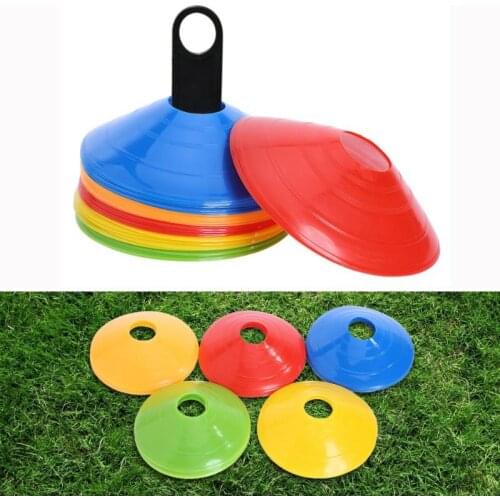 Football Training Obstacle Logo Plate Obstacle Marking Discs Marking Signpost Roadblocks SoccerTraining Supplies
