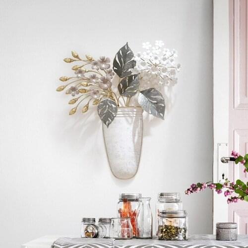 INS style creative flowers restaurant wall decoration retro nostalgic three-dimensional porch wall hanging dream catcher