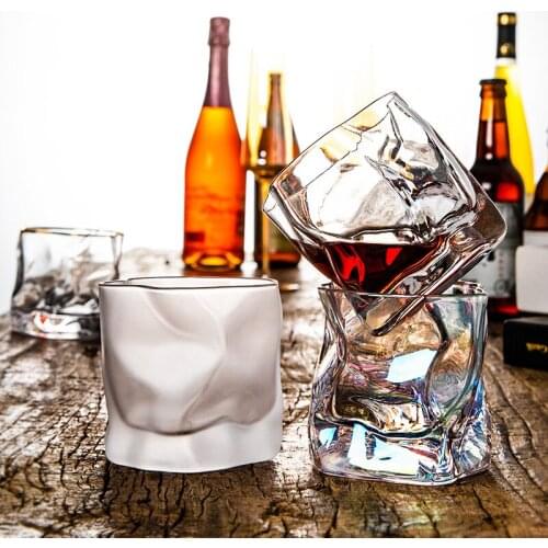 Creative Wine Cocktail Glass Whisky Short Glass Personality Whiskey Beer Glass Verre Drinking Brandy Cup Bar Party Accessories