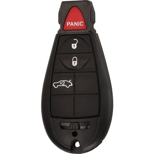 Kutery 4 Buttons Replacement Remote Key Case Shell For Jeep Grand Cherokee Chrysler 300 Town Country Dodge Journey