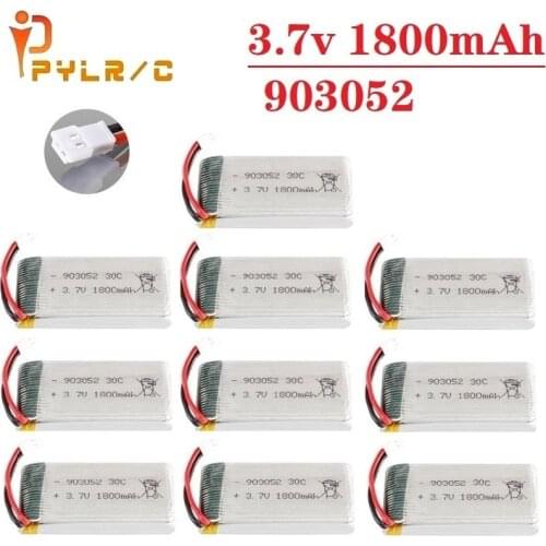 3.7v 1800mAh Lipo Battery for SYMA KY601S X5 X5S X5C X5SC X5SH X5SW M18 H5P H11D H11C Zangon RC Reposition Parts