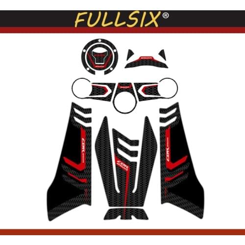 Motorcycle sticker 3D Carbon Sticker Gas Cap Tank Pad Protection Sticker Decal Stickers Moto For HONDA CBR650R CBR 650R 2019