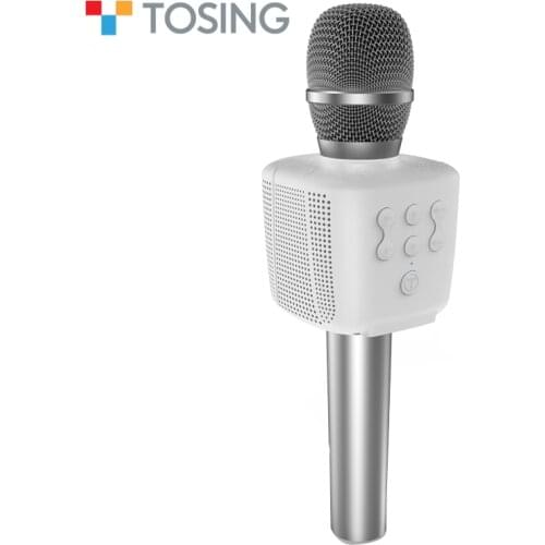 Tosing 2018 New Karaoke Microphone Wireless Bluetooth Speaker Handheld Music Player KTV Singing Support IOS Android and TF card