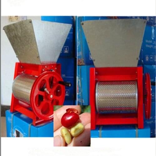 Manual coffee peeling pulper extractor cocoa bean sheller coffee processing machinery