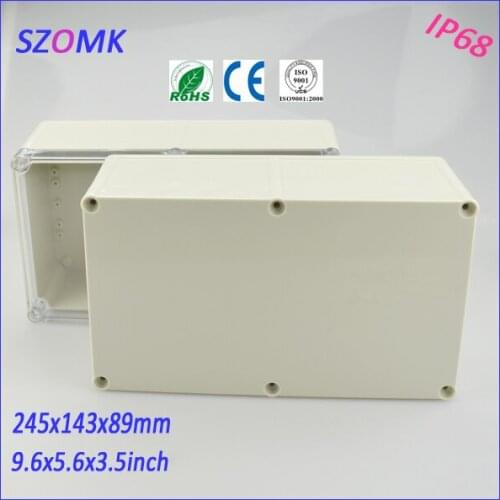 Standard abs enclosure plastic box (1 pcs)245*143*89mm electronic project box electronic case distribution box plastic box