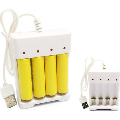 Universal USB charger Output 3 Slots Battery Charger Adapter For AA / AAA Battery Rechargeable Charge Battery Charging Tools