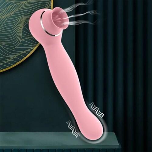 Multi Modes Women G-Spot Vibrator Sucking Massager Tongue Licking Stimulation USB Rechargeable Adult Sex Toy for Couples