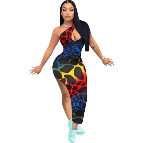 Appliques Halter Off Shoulder Midnight Dresses Women 2021 Streetwear Skinny Slim Sexy Party Clubwear Bodycon Midi Dress