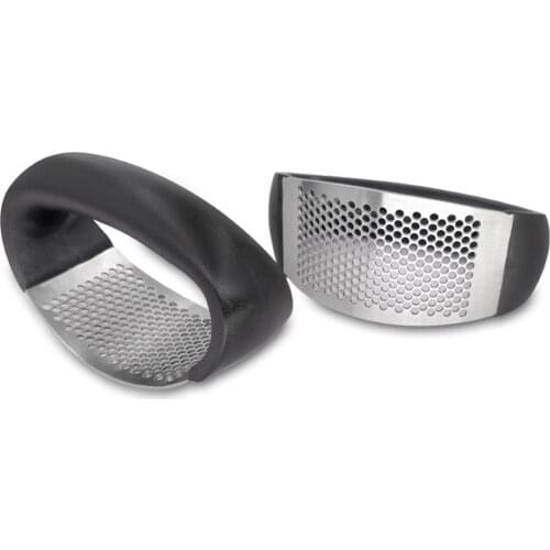 1pcs 430 stainless steel Garlic Press Rocker Peeler Set Garlics Crusher Squeezer Mincer Chopper Kitchen Gadget with Handle