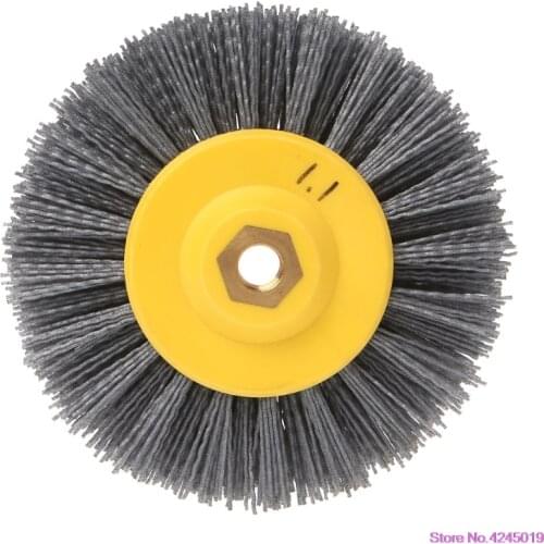 New 150x40mmxM14 Deburring Abrasive Steel Wire Brush Head Polishing Grinding Wheel