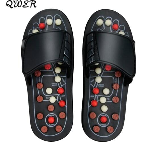 Acupuncture Points Foot Massage Shoes Promote Blood Circulation Feet Massage Slippers Walk Relieve Stress Relaxation Health Care