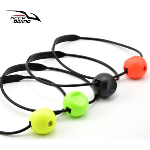 Scuba Diving Tank Knocker Impact Banger Ball Elastic Bead Percussion Ball Underwater Vocal Ball Louder Than Dive Pointer