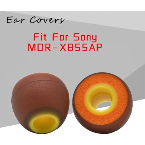 Earplugs For Sony MDR-XB55AP MDR XB55AP Earphone Ear Buds Replacement Headset Ear Pad PU