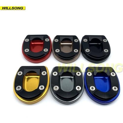 Side Kickstand Stand Extension Support Plate Enlarge For VESPA GTS/GTV 300 GTS300 GTV300 2019 2020 Year Motorcycle Accessories