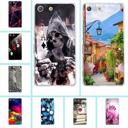 Painted Case For Sony Xperia M5 E5603 E5606 E5653 Soft Tpu Protective Phone Shell Back Cover For Sony Xperia M5 Dual Phone Bag