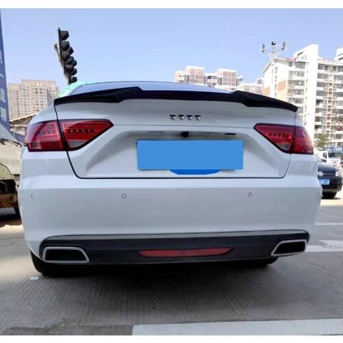 For 13-20 Audi A3 Refitted S3 Sports Hatchba with Non Perforated Carbon Fiber Fixed Wing High-quality ABS material