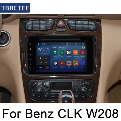 For Mercedes Benz CLK C208 W208 1996~2008 NTG Android Multimedia System Car DVD Player GPS Navigation Radio Video IPS LCD Screen