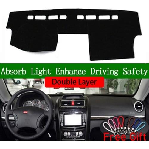 Double Layer Car Stickers For HAVAL H3 H5 2013 2014 2015 2016 2017 2018 Dashboard Cover Car Accessories Anti-UV Car Decals