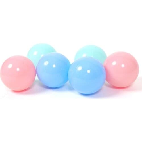 Eco-Friendly Colorful Ball Soft Plastic Ocean Ball Baby Kid Swim Pit Toy Water Pool Ocean Wave Ball 6.5cm