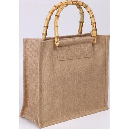 FGGS-Women Men Handbags Cotton Foldable Reusable Shopping Bag Rubbing Cart Eco Shoulder Organization Bag(Khaki)