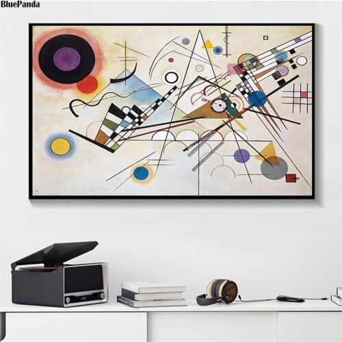 Geometric Abstract Line Drawing Canvas Prints Picture Modular Paintings For Living Room Poster On The Wall Home Decor