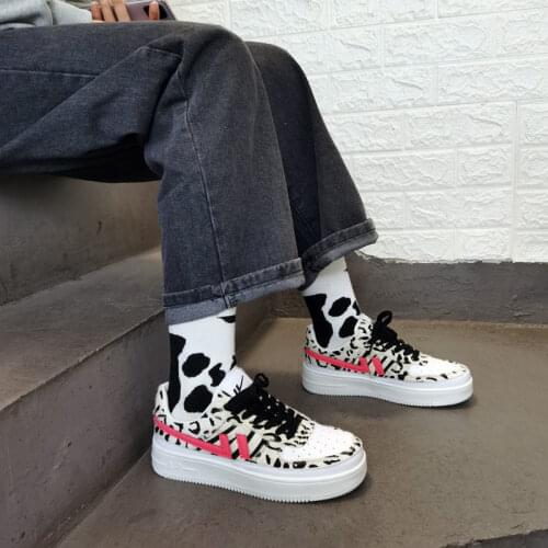 Black Zebra Canvas Shoes for Women 2021 New White Shoes for Students Sneaker Women Shoes Woman