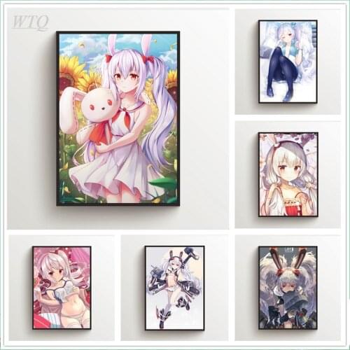 Azur Lane Laffey Game Poster Wall Poster Anime Posters Canvas Painting Wall Decor Wall Posters Wall Art Picture Home Decoration