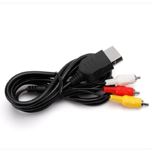 For XBOX CLASSIC 1 6ft/1.8m AV Audio Video Composite Cable Cord Adapter Converter Connector Component Lead RCA Cable