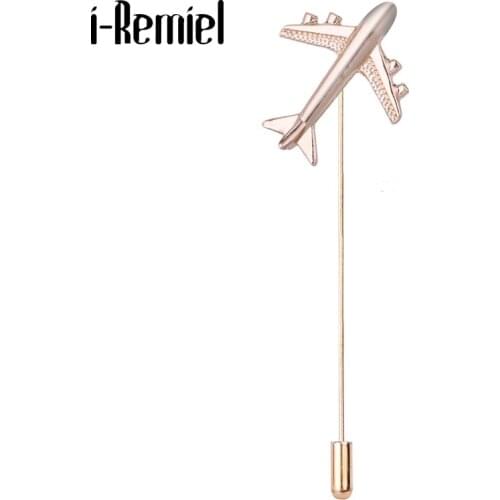 Korean Metal Animal Horse Brooch Pin Aircraft Long Needle Pin Unisex Suit Scarf Buckle Trendy Jewelry Colthing Accessories