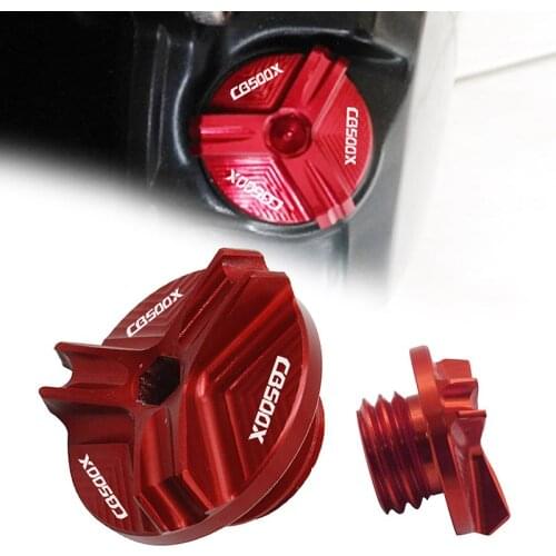 Oil Filler Cap Cover For Honda CB500X CB 500F CB500X/F CBR500R 2013-2018 Motorcycle Accessories CNC Engine Oil Cap Plug Screw