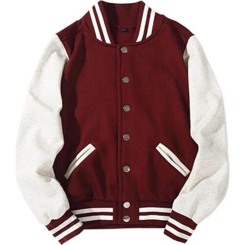 Autumn Winter New Spliced Woman Coats Single Breasted Patchwork Short Style Rib Sleeve Jacket Women Cotton Casual Baseball Coat