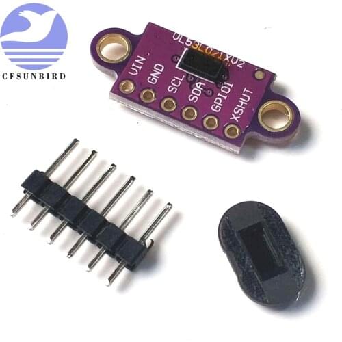 VL53L0X Time-of-Flight (ToF) Laser Ranging Sensor Breakout 940nm GY-VL53L0XV2 Laser Distance Module I2C IIC