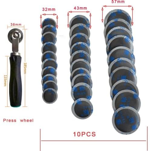 General Car Motorcycle Tyre Tire Repair Rubber Glues Patch Tool Packet 32MM 43MM 57MM Car Tire Repair Glue Kit For Radial Tire