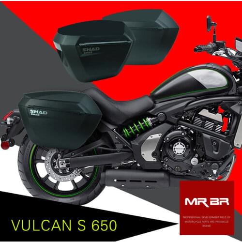 NEW for KAWASAKI VULCAN S 650 SHAD SH23 Side Boxs+Rack Set Motorcycle Luggage Case Saddle Bags Brasket Carrier System