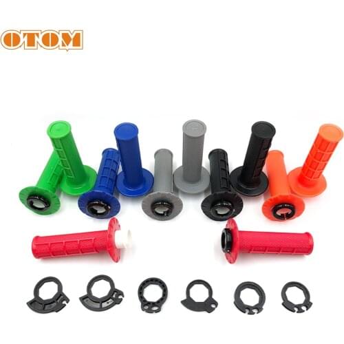 OTOM New Universal Handlebar Grip Gel Brake Handle Rubber W/ The Snap-on Cam For KTM EXC CRF YZF KXL RM 7/8" Off-road Motorcycle