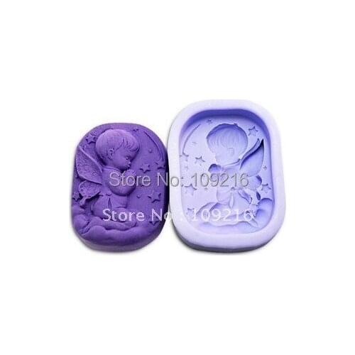 Wholesale!!! Prayer Child (R0978) Silicone Handmade Soap Mold DIY Mold