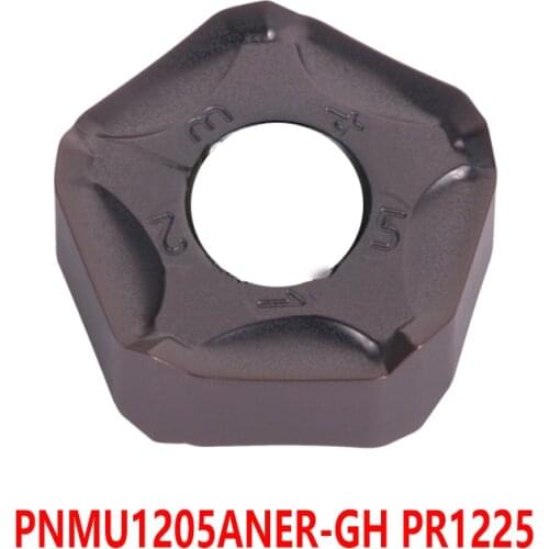 Original PNMU 1205 ANER PNMU1205ANER-GH PR1225 PNMU1205 Carbide Inserts Lathe Milling Cutter Turning Tool CNC 10pcs