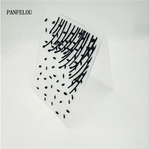 HOT plastic reed craft card making paper card album wedding decoration clip Embossing folders