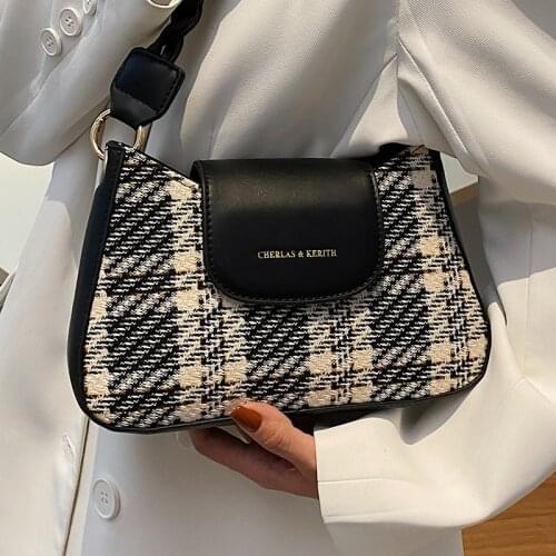 Casual Small Womens Bag 2021 Fashion Designer Crossbody Bags Female Solid Color Retro Handbags Simple All-match Shoulder Bags