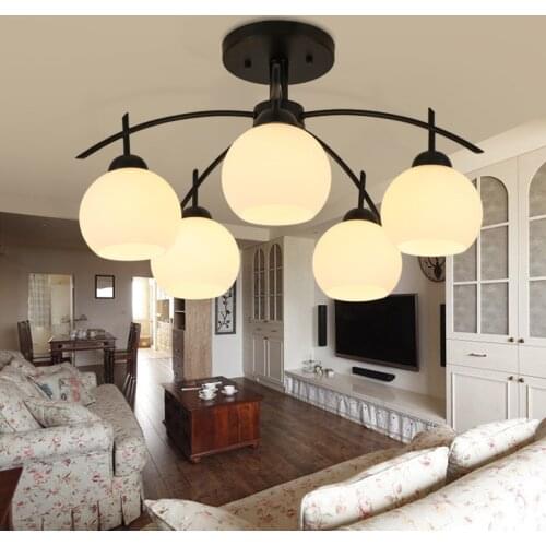 Nordic Simple Led Pendant Lamp Iron Spring Restaurant Bedroom Cafe Chandelier Clothing Shop Window Lustre Led Modern Lighting