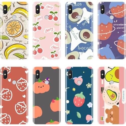 Avocado For Xiaomi Redmi S2 4A 5A 6A 5 Plus Phone Cases Silicone For Pocophone F1 Xiaomi Note 4 4X 5 5A 6 Pro Prime Back Cover