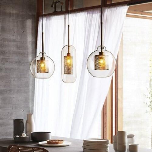 Nordic pendant lights iron LED pendant lights Home Decoration E27 Light Fixture living room pendant lights