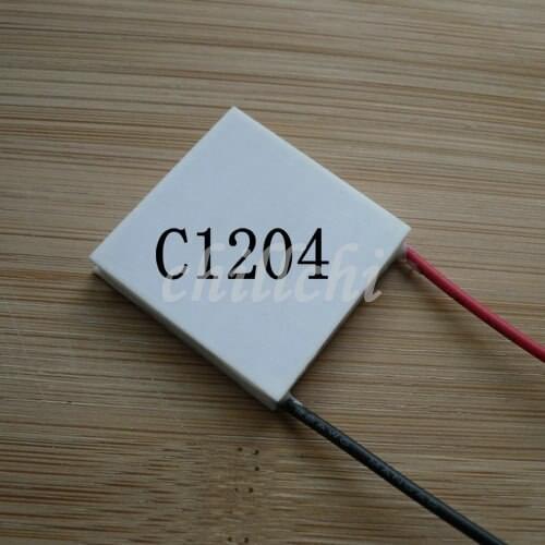 Thermoelectric film C1203 12V4A3A 40*40 C1204 high temperature thermoelectric power generation chip refrigeration slice