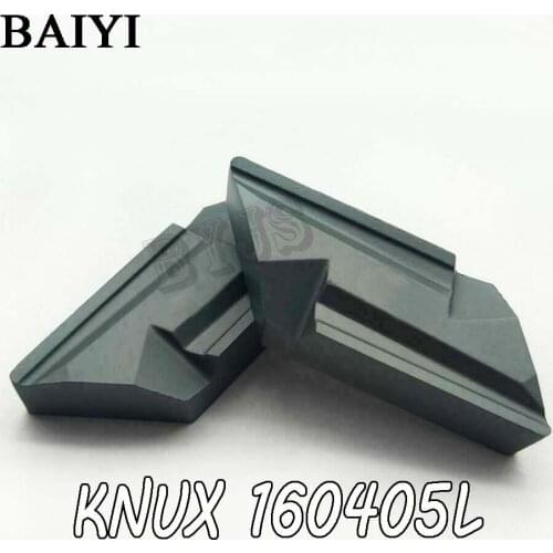 10pcs KNUX 160405R/KNUX 160405L cutting CNC turning tools inserts Cemented carbide blade turning Metal lathe tool for steel