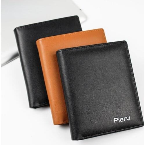 Vintage Men PU Leather Wallet Short Slim Male Coin Purses Money Credit Card Holders Men Wallet Money Purse Card Holder Bag