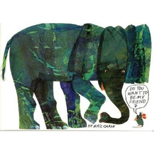 Do You Want to be My Friend? By Eric Carle Educational English Picture Book Learning Card Story Book For Baby Kids Children Gift