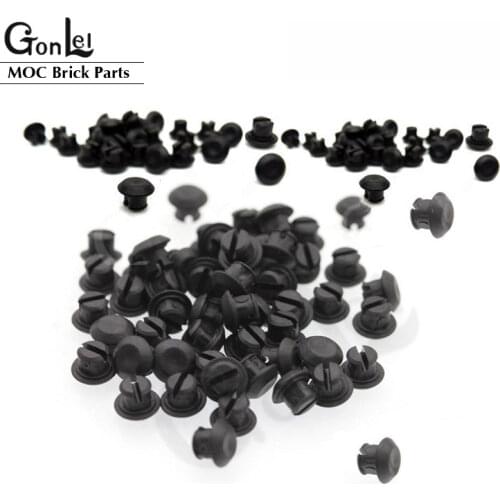 Technic Parts 24375 Rubber Stopper Chain link Grip Caterpillar Track Attachmen Brick Bulk Toy Building Block Fit For 88323 Link