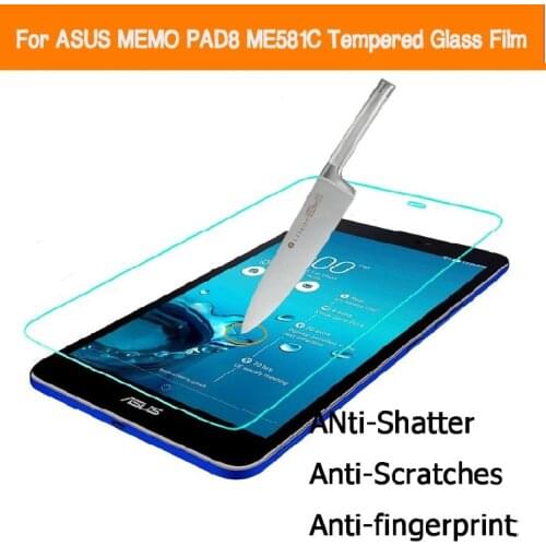 0.26mm Screen protector protective Anti-shatter front HD lcd films for Asus MeMO Pad 8 ME581C 8.0" Premium Tempered Glass film